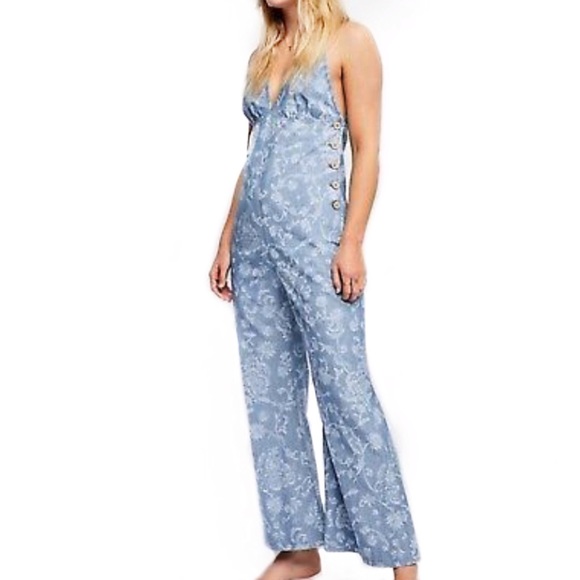 Free People Other - FREE PEOPLE Dance All Night Printed Jumpsuit!